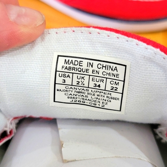 NWOT POLO Ralph Lauren Canvas Slip On EZ Strap w/ Velcro Closure Boat Shoe - Picture 8 of 11